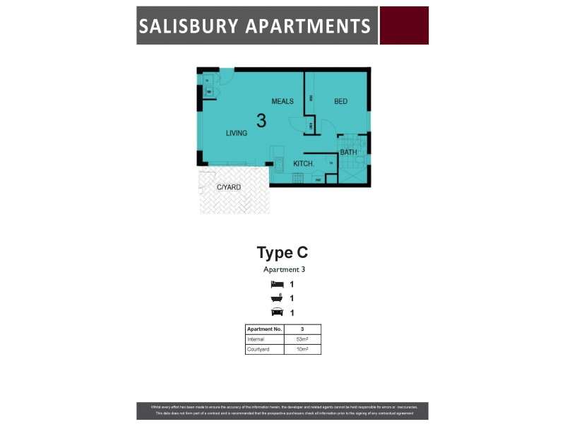 3/5 Salisbury Road, Rivervale WA 6103 Floorplan