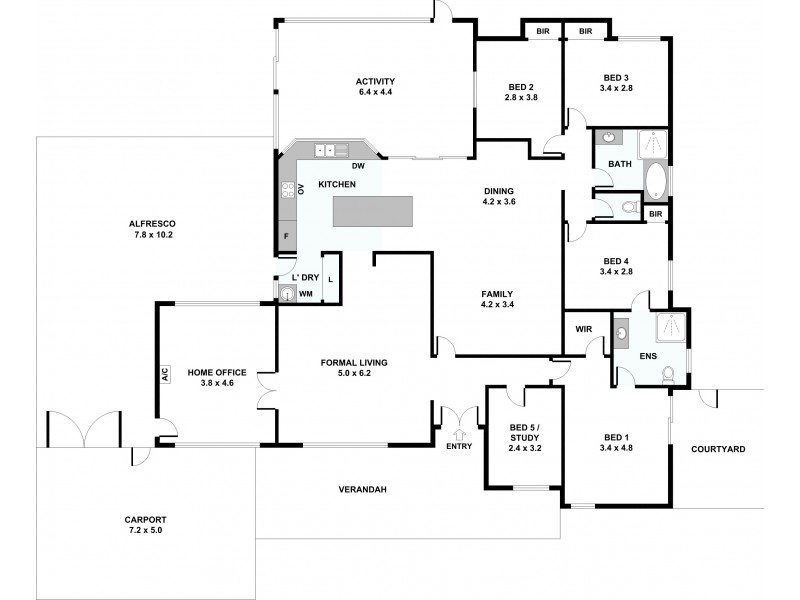 4 Colahan Way, Ferndale WA 6148 Floorplan