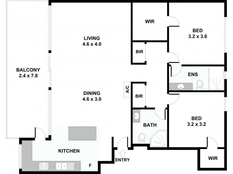 1/962 Albany Highway, East Victoria Park WA 6101 Floorplan
