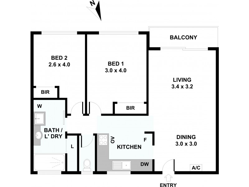 30/46 Rutland Avenue, Lathlain WA 6100 Floorplan