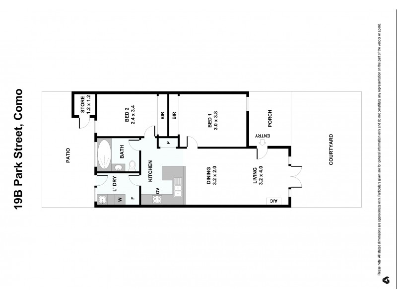 19B Park Street, Como WA 6152 Floorplan