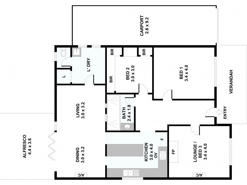 16 Vista Street, Kensington WA 6151 Floorplan
