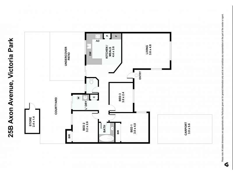 25B Axon Avenue, Victoria Park WA 6100 Floorplan