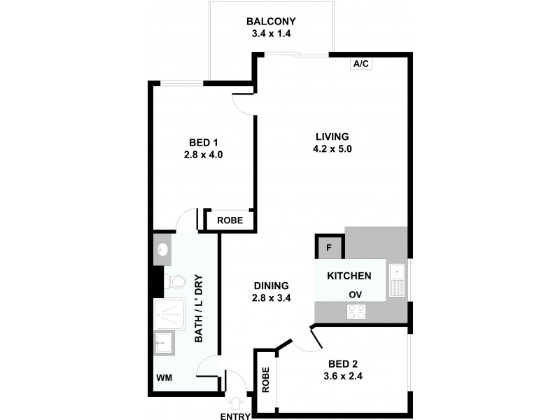 19W/107 Washington Street, Victoria Park WA 6100 Floorplan