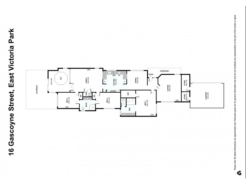 16 Gascoyne Street, East Victoria Park WA 6101 Floorplan