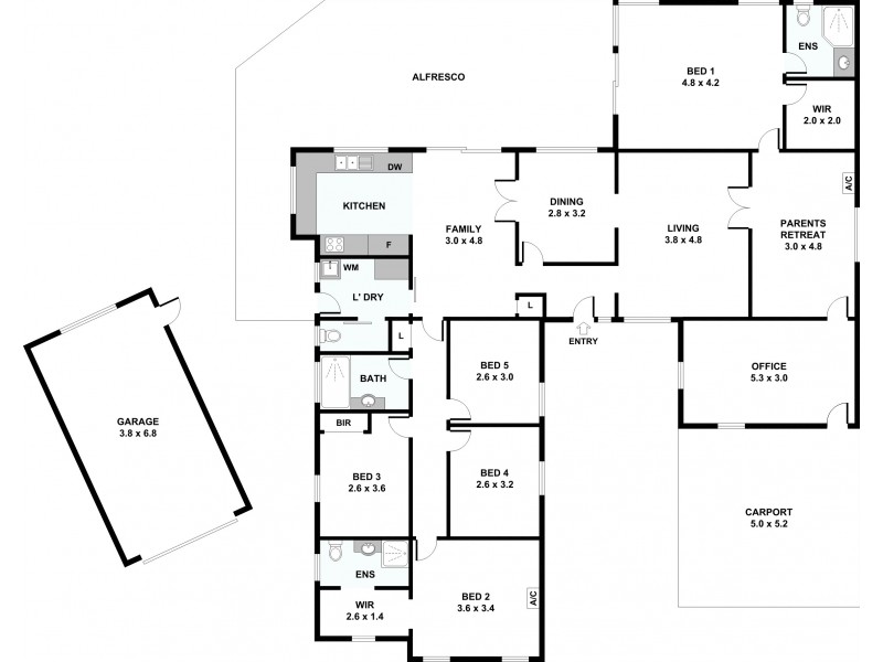 27 Iandra Loop, Willetton WA 6155 Floorplan