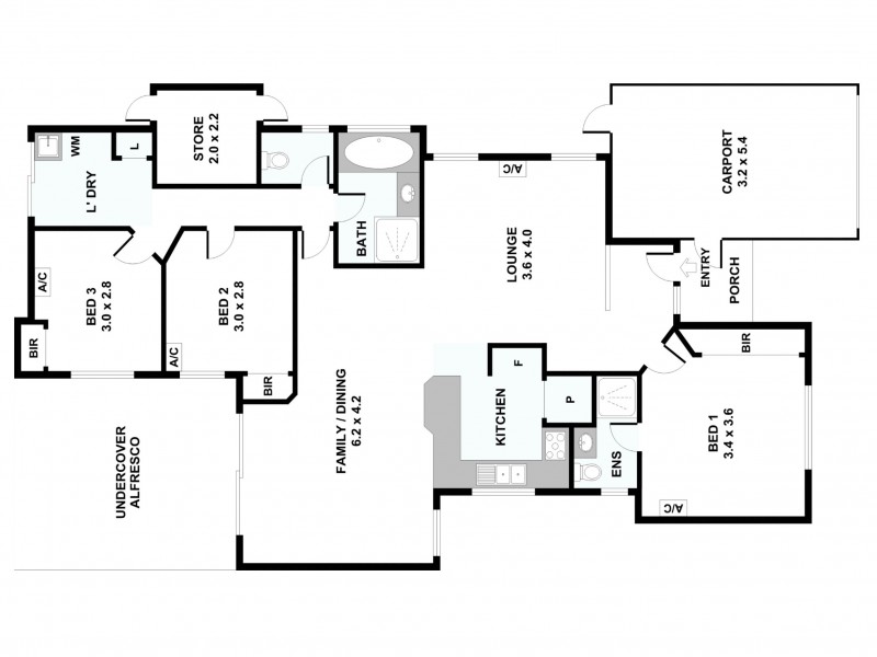 82 Upton Street, St James WA 6102 Floorplan
