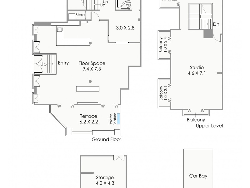 1/17 Essex Street, Fremantle WA 6160 Floorplan