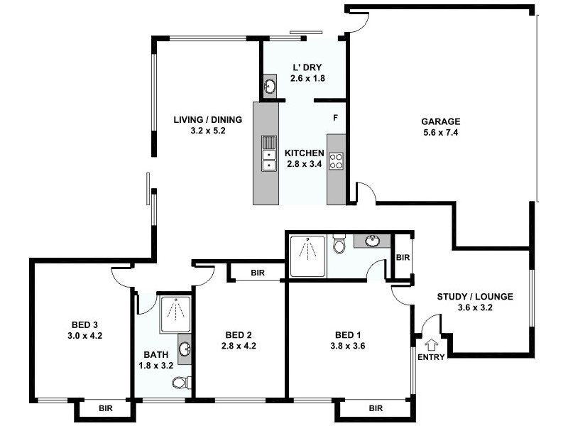 3/15 Doust Street, Cannington WA 6107 Floorplan