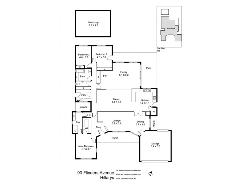 93 Flinders Avenue, Hillarys WA 6025 Floorplan