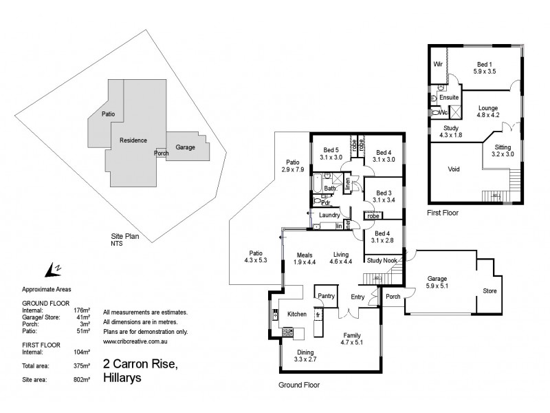 2 CARRON RISE, Hillarys WA 6025 Floorplan