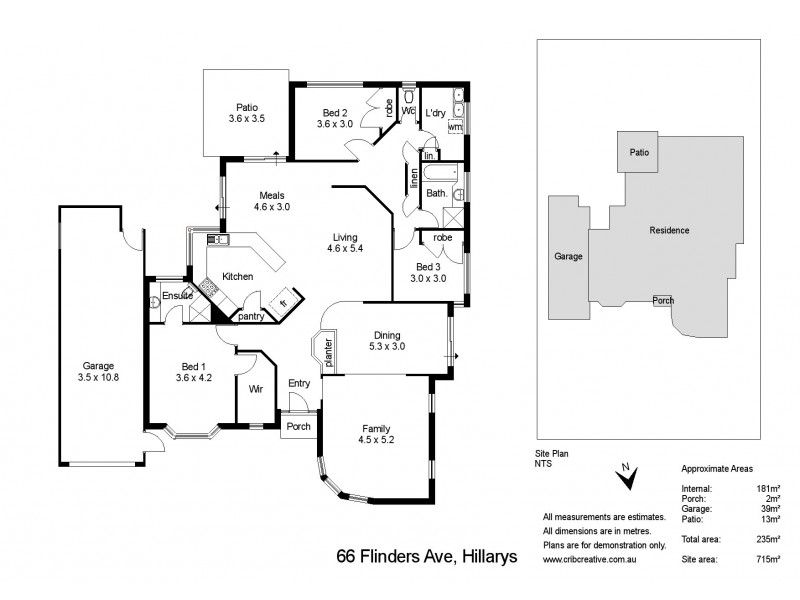 66 FLINDERS AVENUE, Hillarys WA 6025 Floorplan