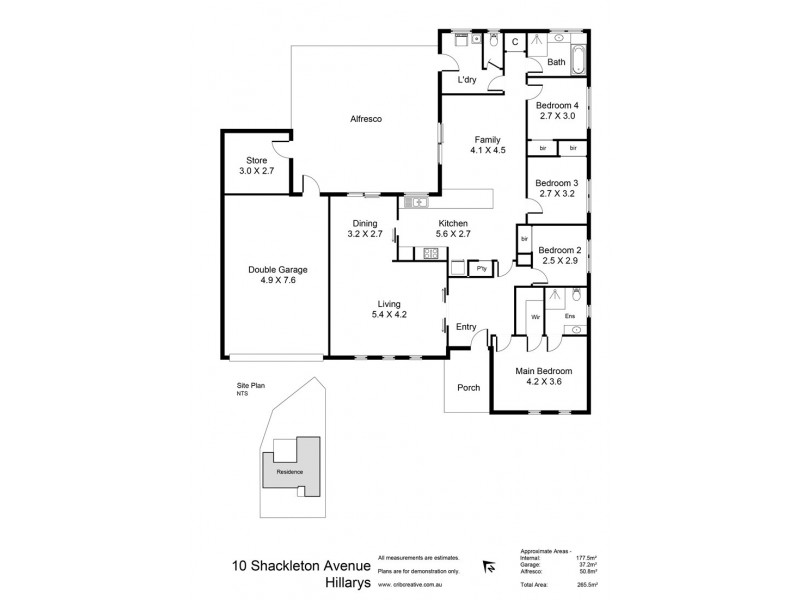 10 Shackleton Ave, Hillarys WA 6025 Floorplan