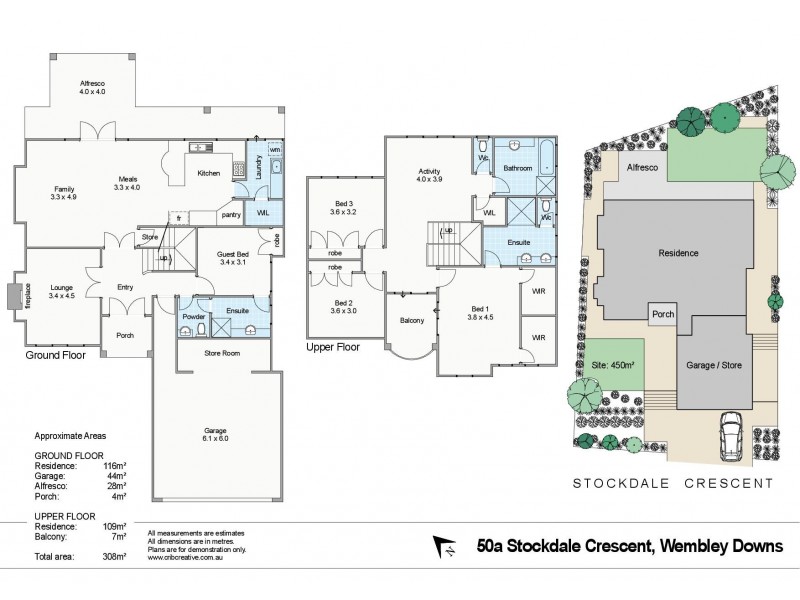 50A Stockdale Crescent, Wembley Downs WA 6019 Floorplan