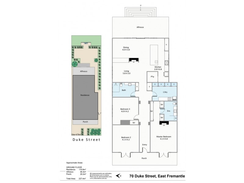 70 Duke Street, East Fremantle WA 6158 Floorplan