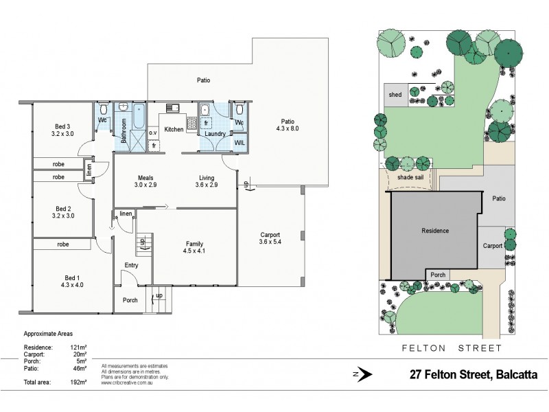 27 Felton Street, Balcatta WA 6021 Floorplan
