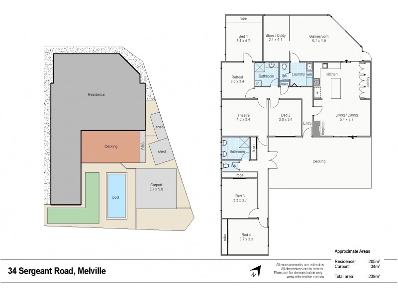 34 Sergeant Road, Melville WA 6156 Floorplan