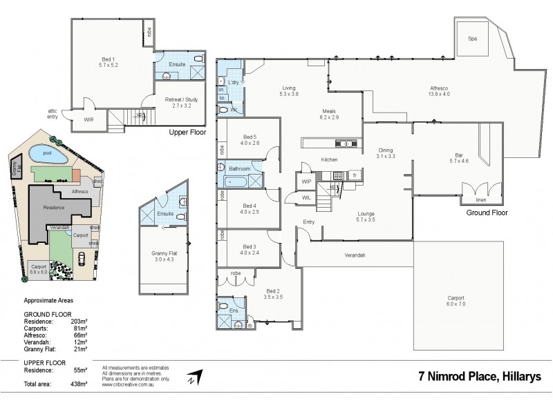 7 Nimrod Place, Hillarys WA 6025 Floorplan