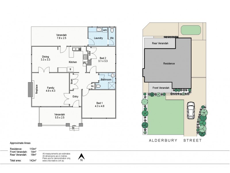 6 Alderbury Street, Floreat WA 6014 Floorplan