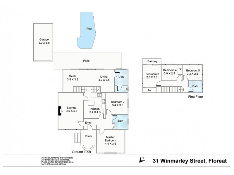31 Winmarley Street, Floreat WA 6014 Floorplan