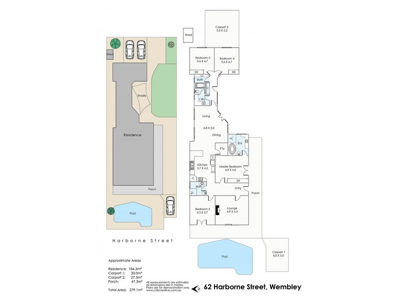 62 Harborne Street, Wembley WA 6014 Floorplan