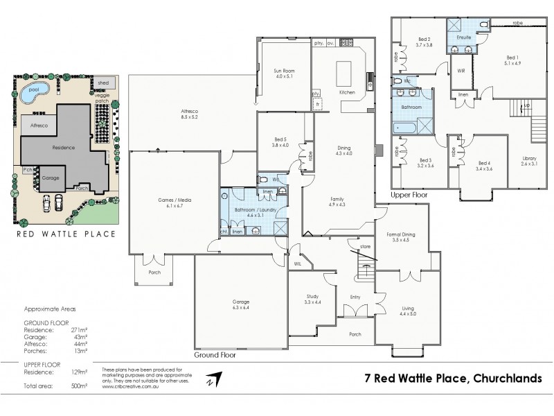 7 Red Wattle Place, Churchlands WA 6018 Floorplan