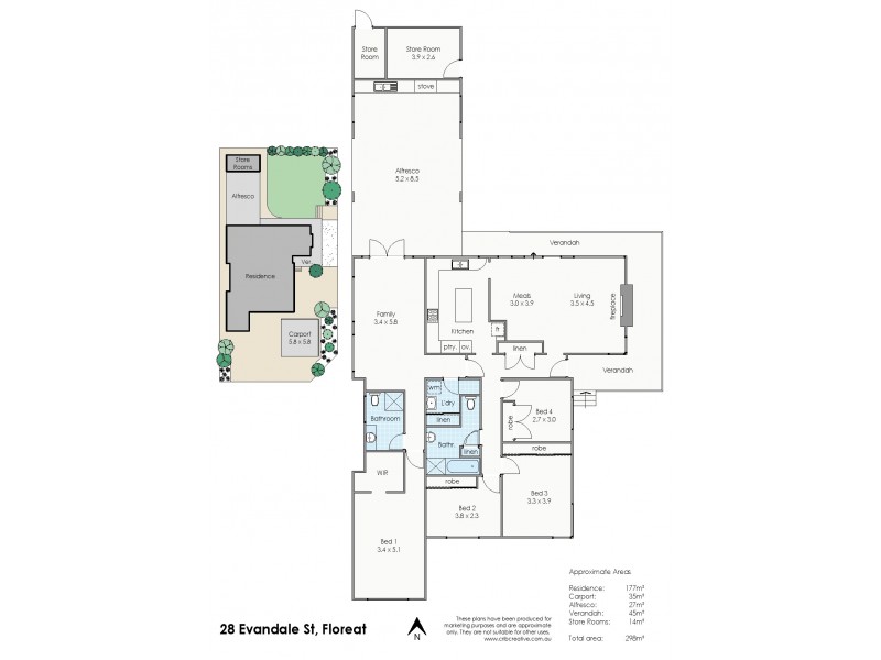 28 Evandale Street, Floreat WA 6014 Floorplan