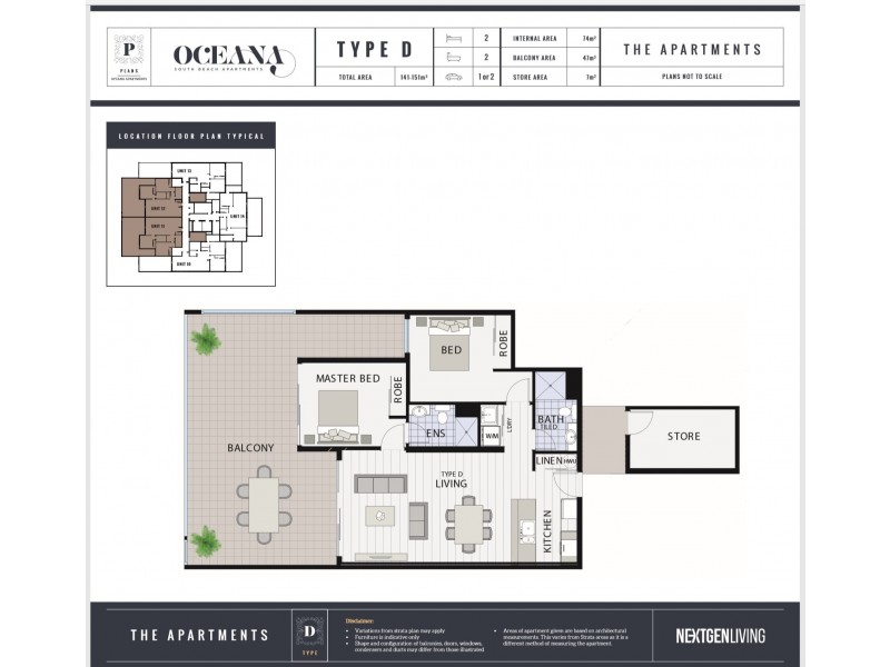 16/13 O’Connor Close, North Coogee WA 6163 Floorplan
