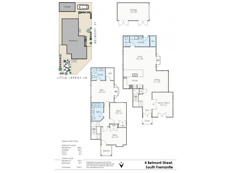 4 Belmont Street, South Fremantle WA 6162 Floorplan