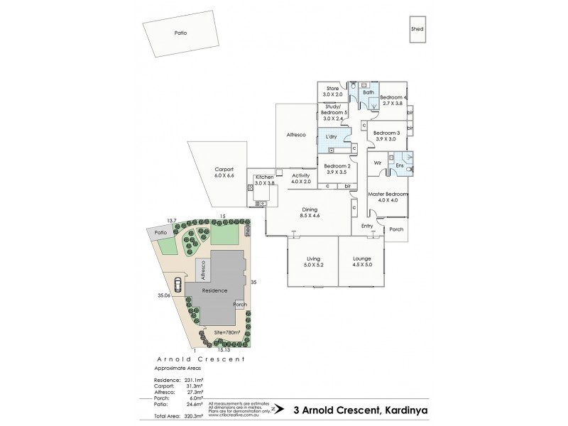 3 Arnold Crescent, Kardinya WA 6163 Floorplan