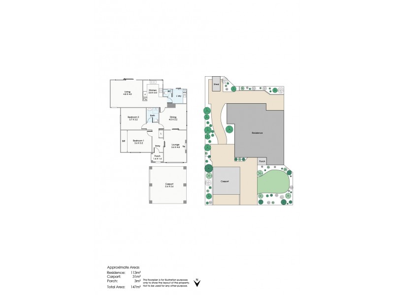 91 Alderbury Street, Floreat WA 6014 Floorplan