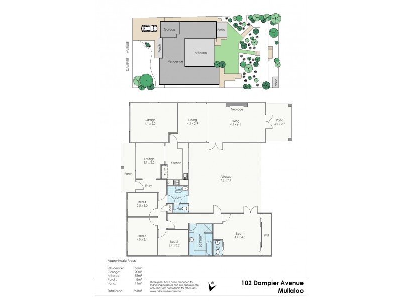 102 Dampier Avenue, Mullaloo WA 6027 Floorplan