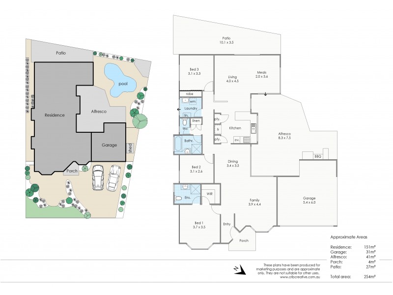 15 Cameron Green, Floreat WA 6014 Floorplan