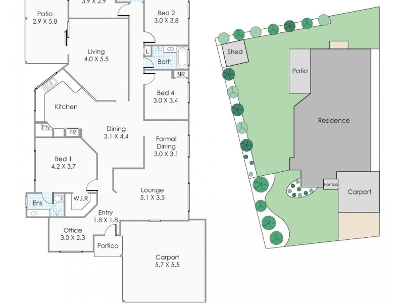 5 Carlton Turn, Currambine WA 6028 Floorplan