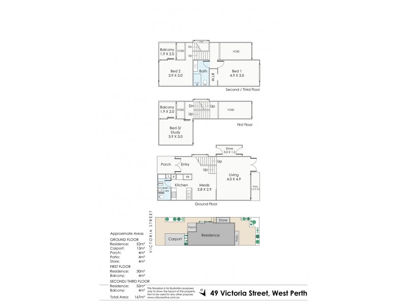 49 Victoria Street, West Perth WA 6005 Floorplan