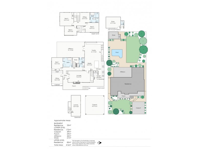 41 Kenmore Crescent, Floreat WA 6014 Floorplan