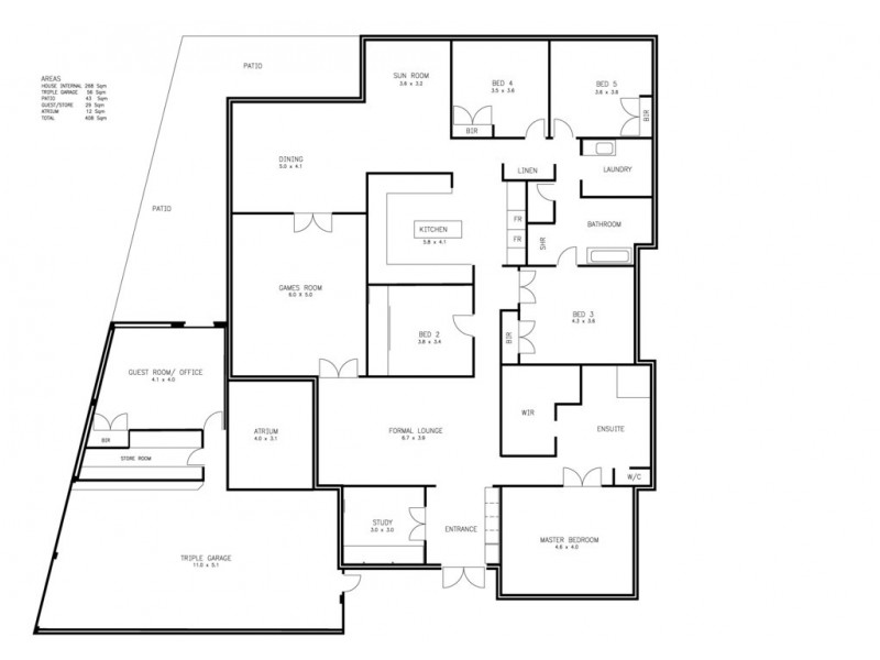 69 Kirkdale Avenue, Floreat WA 6014 Floorplan