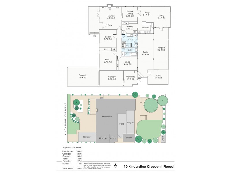 10 Kincardine Crescent, Floreat WA 6014 Floorplan