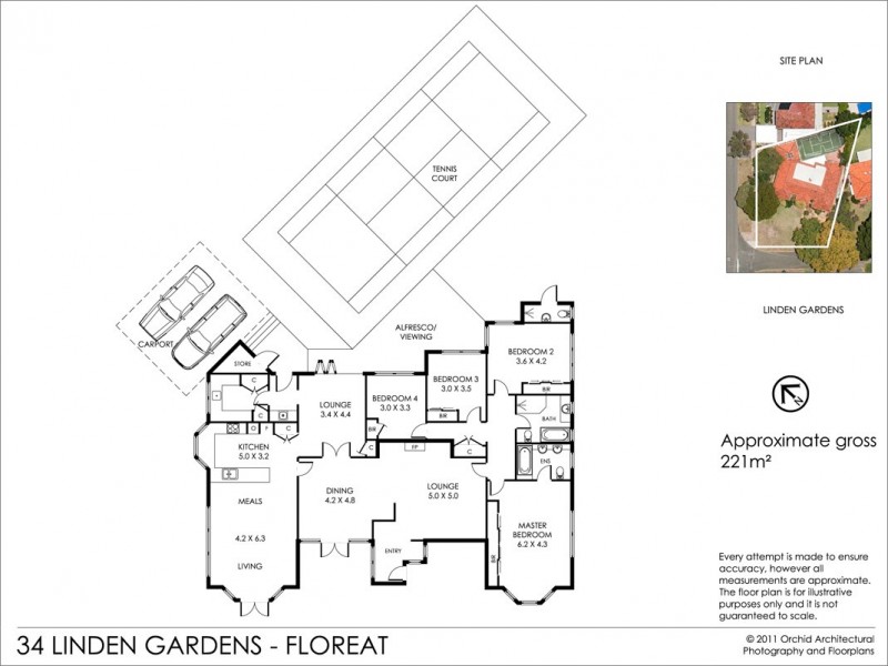 34 Linden Gardens, Floreat WA 6014 Floorplan