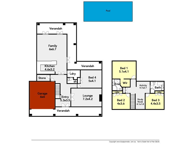 14 Norbury Crescent, City Beach WA 6015 Floorplan