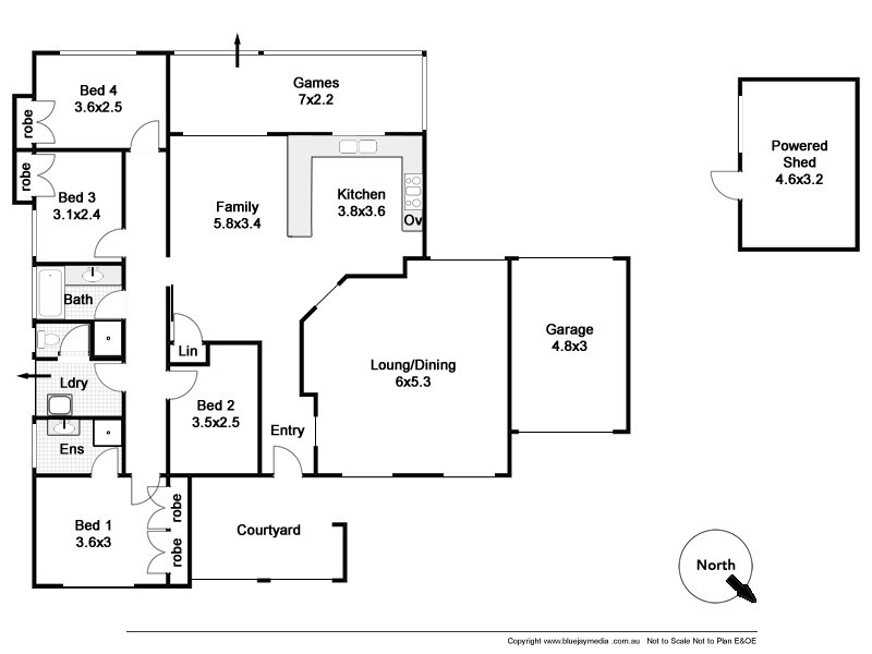 17 Moffat Place, Warwick WA 6024 Floorplan