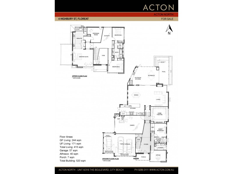 4 Highbury Street, Floreat WA 6014 Floorplan