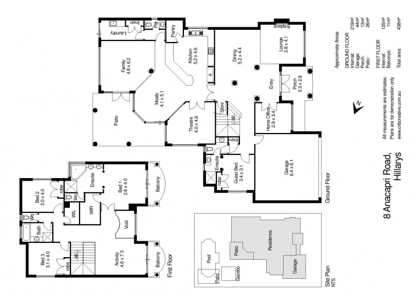 8 Anacapri Road, Hillarys WA 6025 Floorplan
