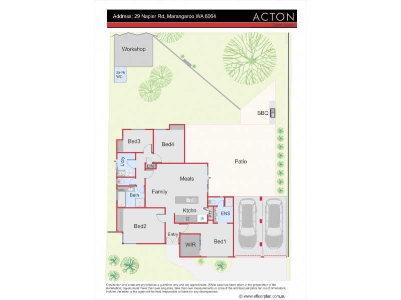 29 Napier Road, Marangaroo WA 6064 Floorplan