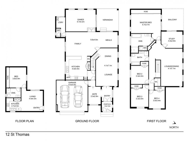 12 St Thomas, Iluka WA 6028 Floorplan