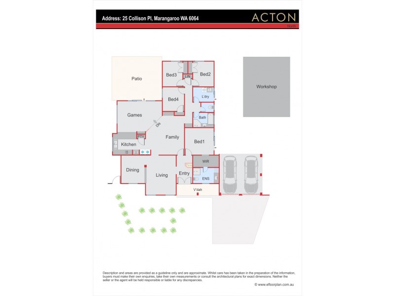 25 Collison Place, Marangaroo WA 6064 Floorplan