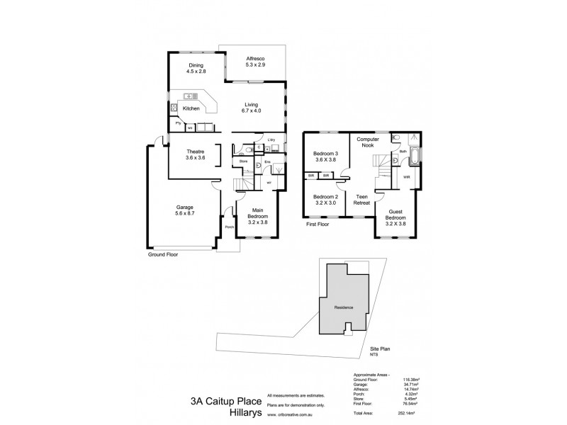 3A Caitup Place, Hillarys WA 6025 Floorplan