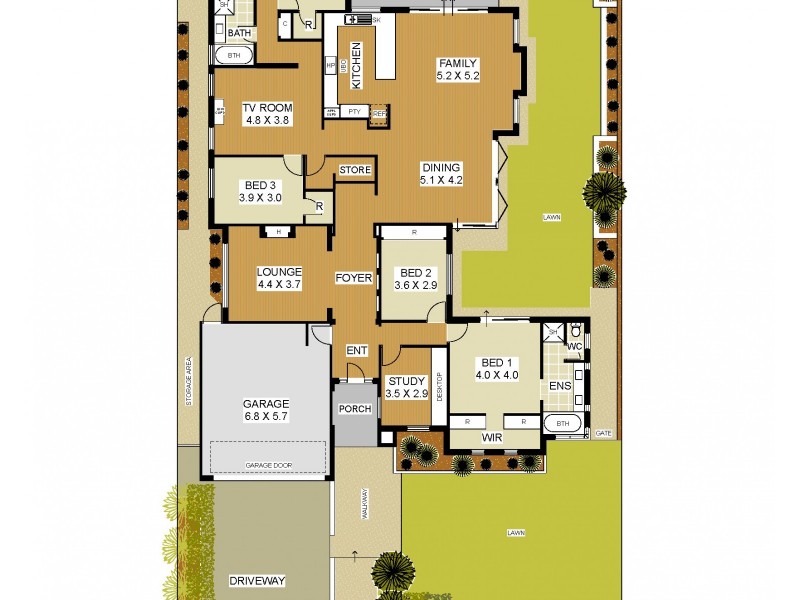 11 Shannon Street, Floreat WA 6014 Floorplan