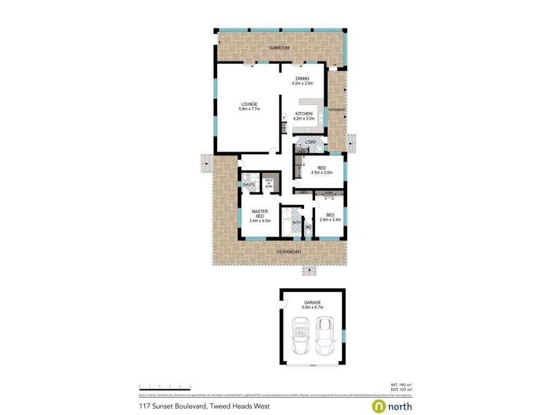 117 Sunset Boulevard, Tweed Heads West NSW 2485 Floorplan