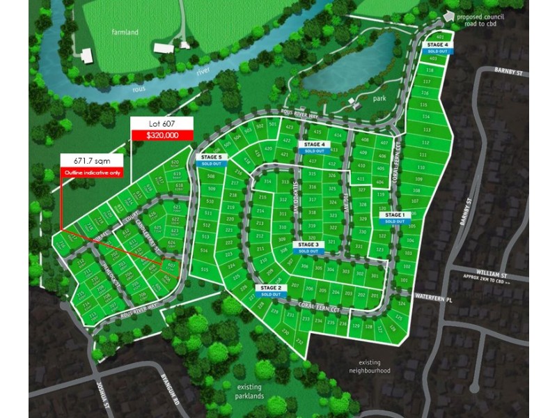 Lot 607 Rous River Way, Murwillumbah NSW 2484